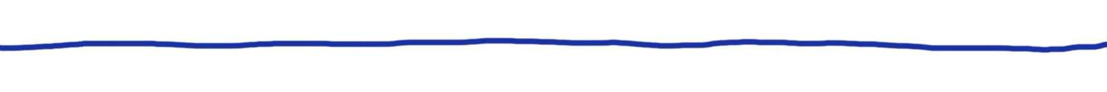 Hand drawn thin dark blue line divider